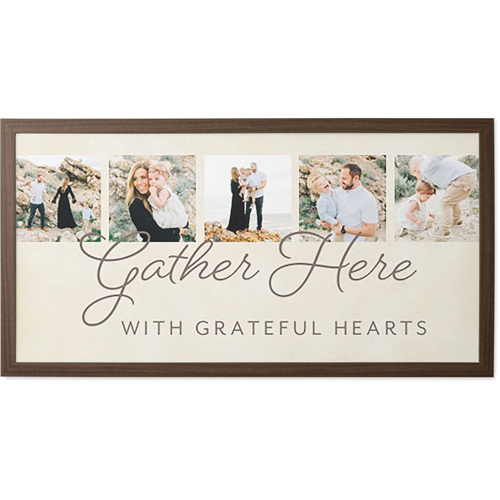 Gather Here Farmhouse Sign, Multicolor