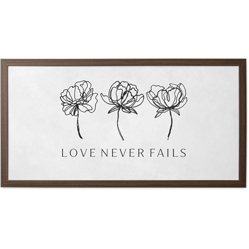 Love Never Fails Farmhouse Sign, Multicolor