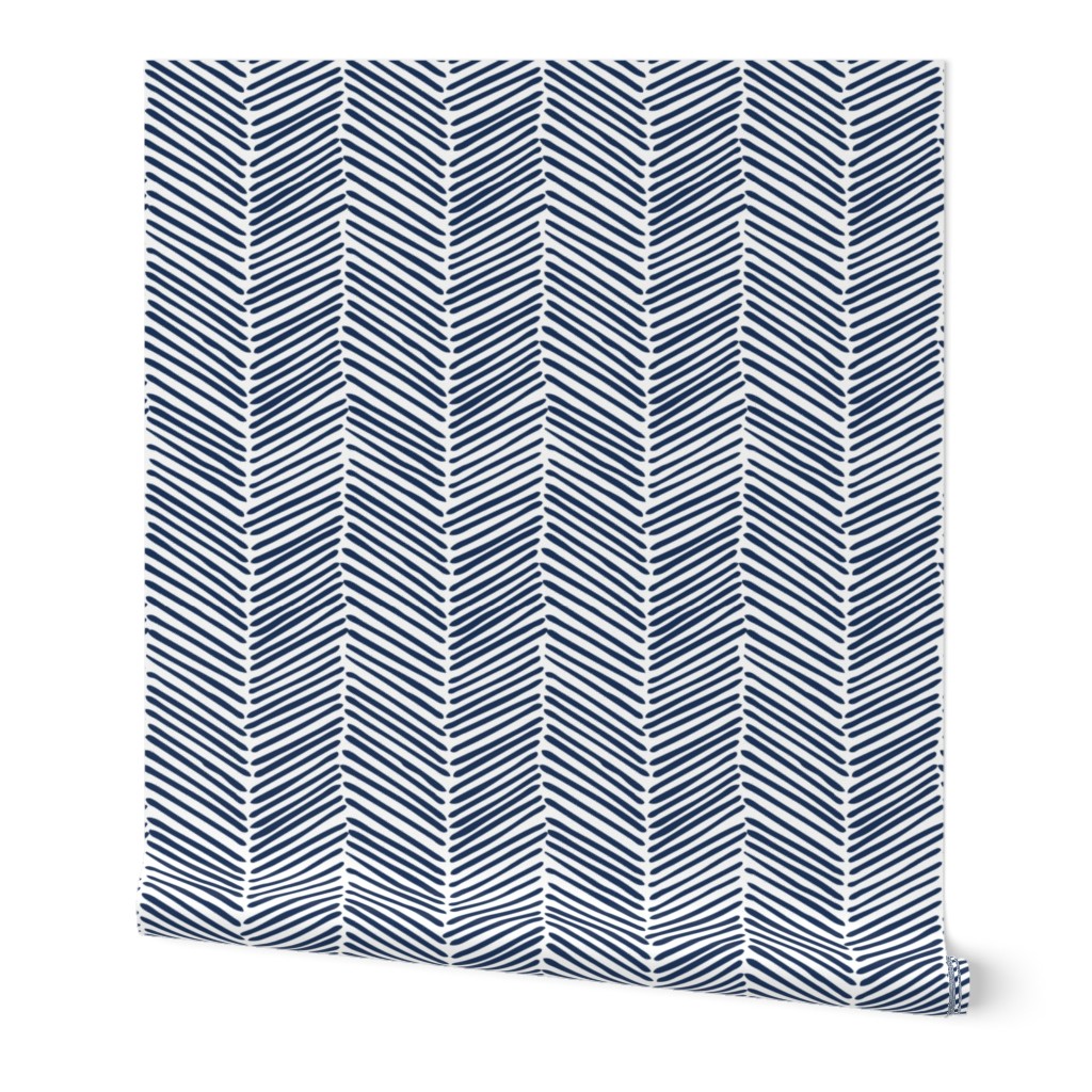 Freeform Arrows Wallpaper, 2'x12', Prepasted Removable Smooth, Blue