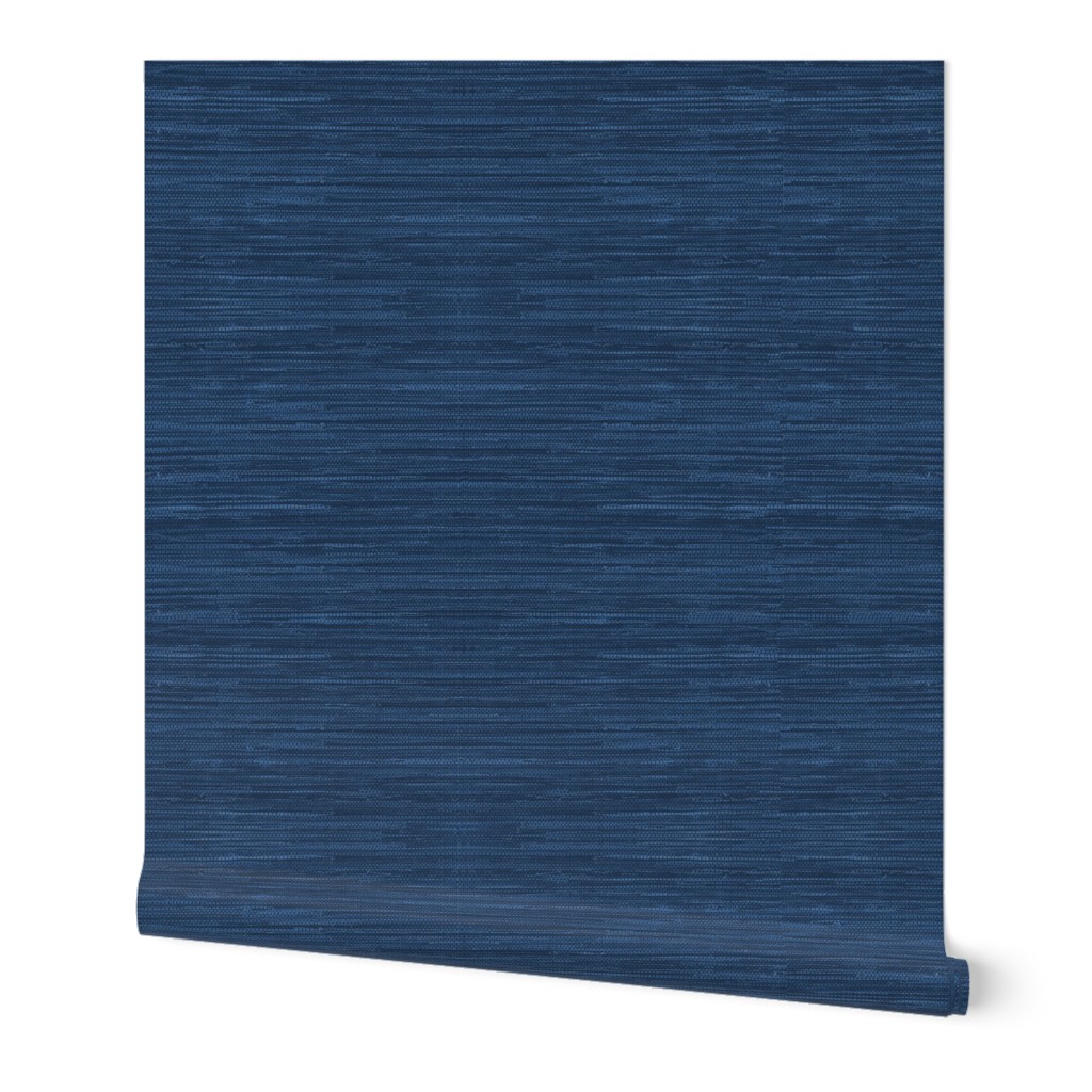 Grasscloth Wallpaper, 2'x3', Prepasted Removable Smooth, Blue