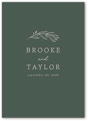 Artful Arches Wedding Menu, Beige, 5x7 Flat Menu, 100% Recycled Cardstock , Square