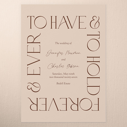 Romantic Gleam Wedding Program, Red, 5x7 Flat Program, Matte, Signature Smooth Cardstock, Square, Red