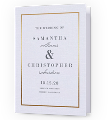 Wedding Programs Shutterfly