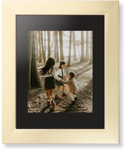 Photo Gallery Framed Print, Matte Gold, Contemporary, Black, Black, Single piece, 8x10, Multicolor