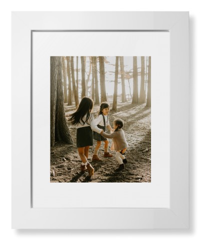 Photo Gallery Framed Print, White, Contemporary, White, White, Single piece, 8x10, Multicolor