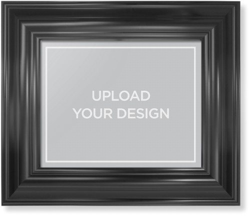 Upload Your Own Design Framed Print, Black, Classic, None, None, Single piece, 8x10, Multicolor