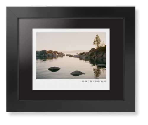 Modern Gallery Framed Print, Black, Contemporary, Black, Black, Single piece, 8x10, White