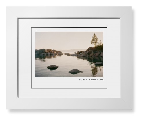 Modern Gallery Framed Print, White, Contemporary, Black, White, Single piece, 8x10, White