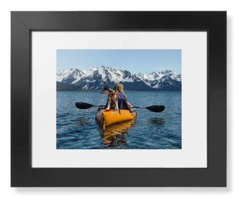 Photo Gallery Landscape Framed Print, Black, Contemporary, None, White, Single piece, 8x10, Multicolor