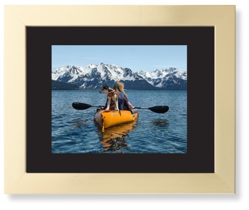 Photo Gallery Landscape Framed Print, Matte Gold, Contemporary, Black, Black, Single piece, 8x10, Multicolor