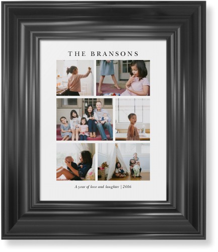 Mont Pleasant Collage Picture Frame 5x7 4-Opening Rustic Farmhouse Collage Photo Frames 4x6 with Mat Family Muti Frame for Wa