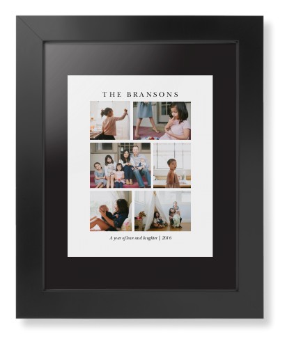 Gallery Montage of Memories Framed Print, Black, Contemporary, None, Black, Single piece, 8x10, White