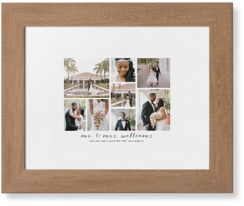 Clean Gallery Collage of Eight Framed Print, Natural, Contemporary, White, White, Single piece, 8x10, Multicolor, multi