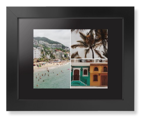 Gallery of Three Framed Print, Black, Contemporary, Black, Black, Single piece, 8x10, Multicolor, multi