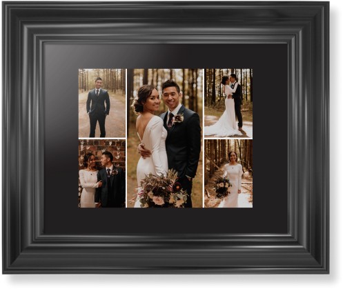 Gallery of Five Framed Print, Black, Classic, Black, Black, Single piece, 8x10, Multicolor