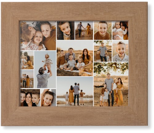 Gallery of Fifteen Framed Print, Natural, Contemporary, None, None, Single piece, 8x10, Multicolor, multi