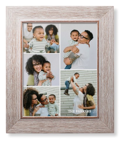 Gallery of Five Portrait Framed Print, Rustic, Modern, None, None, Single piece, 8x10, Multicolor