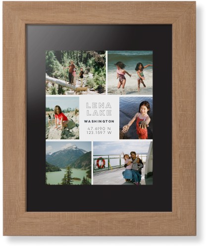 Modern Adventure Gallery Of Six Framed Print, Natural, Contemporary, None, Black, Single piece, 8x10, Multicolor, multi