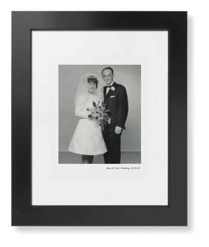 Modern Gallery of One Portrait Framed Print, Black, Contemporary, None, White, Single piece, 8x10, Multicolor, multi