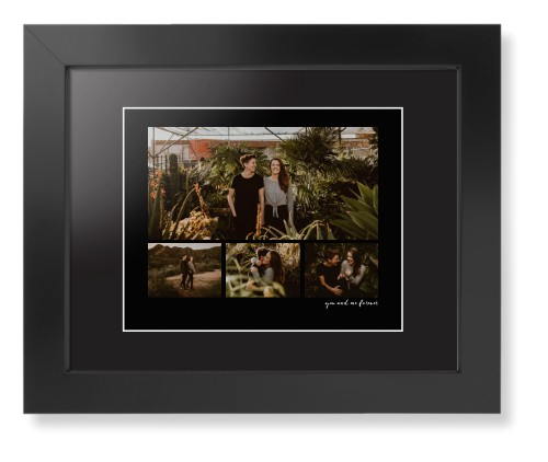 Modern Hero Gallery Of Four Framed Print, Black, Contemporary, White, Black, Single piece, 8x10, Multicolor, multi