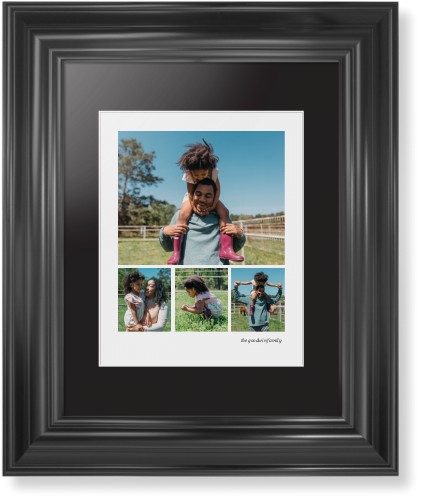 Modern Hero Gallery Of Four Portrait Framed Print, Black, Classic, White, Black, Single piece, 8x10, Multicolor