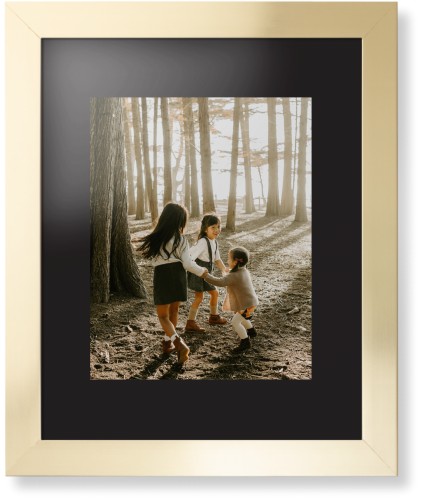 Photo Gallery Framed Print, Matte Gold, Contemporary, None, Black, Single piece, 11x14, Multicolor, multi