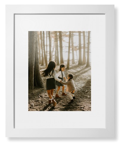 Photo Gallery Framed Print, White, Contemporary, None, White, Single piece, 11x14, Multicolor, multi