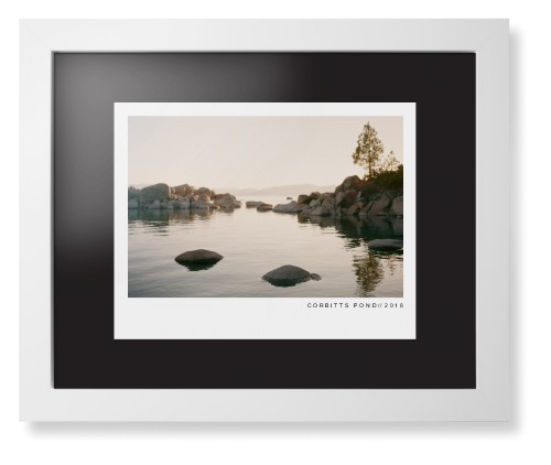 Modern Gallery Framed Print, White, Contemporary, None, Black, Single piece, 11x14, White