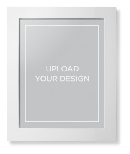 Upload Your Own Design Portrait Framed Print, White, Contemporary, None, None, Single piece, 11x14, Multicolor, multi