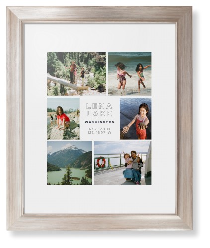 Modern Adventure Gallery Of Six Framed Print, Metallic, Modern, White, White, Single piece, 11x14, Multicolor, multi