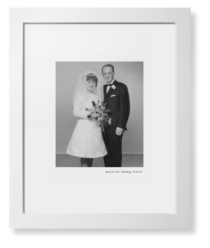 Modern Gallery of One Portrait Framed Print, White, Contemporary, White, White, Single piece, 11x14, Multicolor
