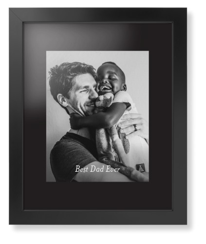 Gradient Portrait Framed Print, Black, Contemporary, None, Black, Single piece, 11x14, White, white