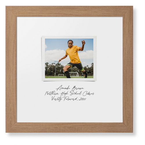 Sentimental Note Framed Print, Natural, Contemporary, White, White, Single piece, 12x12, White, white