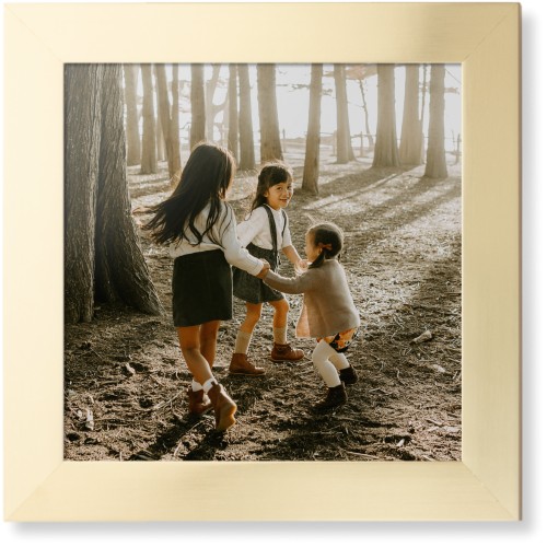 Photo Gallery Framed Print, Matte Gold, Contemporary, None, None, Single piece, 12x12, Multicolor