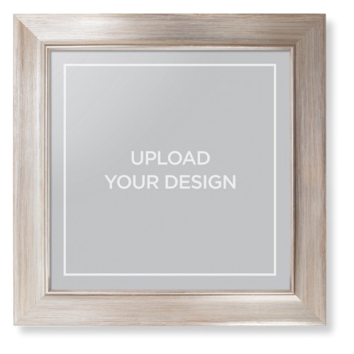 Upload Your Own Design Framed Print, Metallic, Modern, None, None, Single piece, 12x12, Multicolor, multi