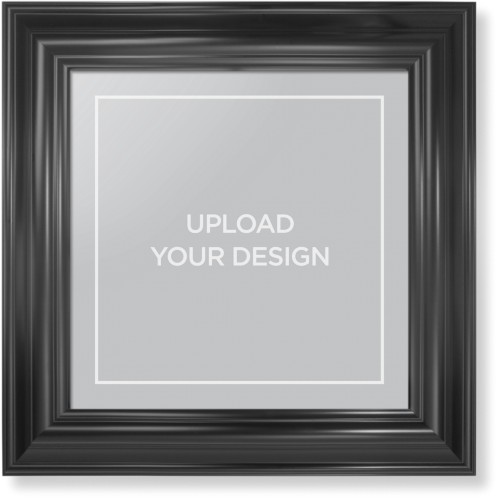 Upload Your Own Design Portrait Framed Print, Black, Classic, None, None, Single piece, 12x12, Multicolor, multi