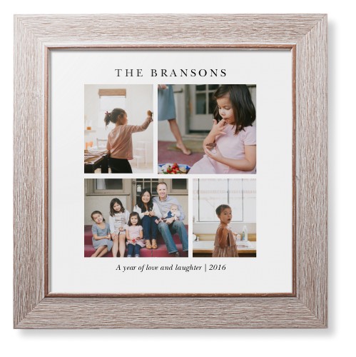 Gallery Montage of Memories Framed Print, Rustic, Modern, None, None, Single piece, 12x12, White, white