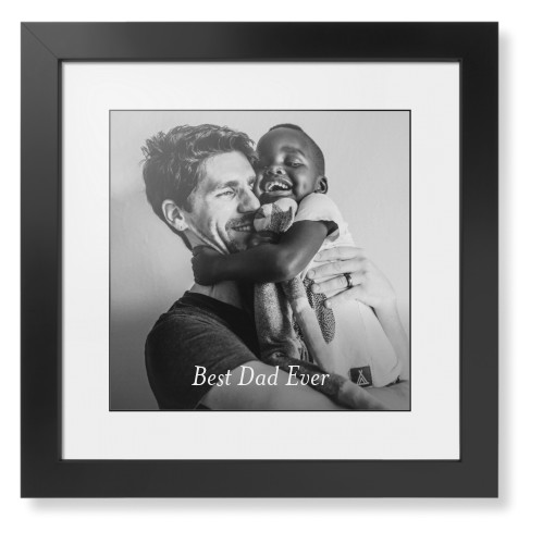 Gradient Portrait Framed Print, Black, Contemporary, Black, White, Single piece, 12x12, White