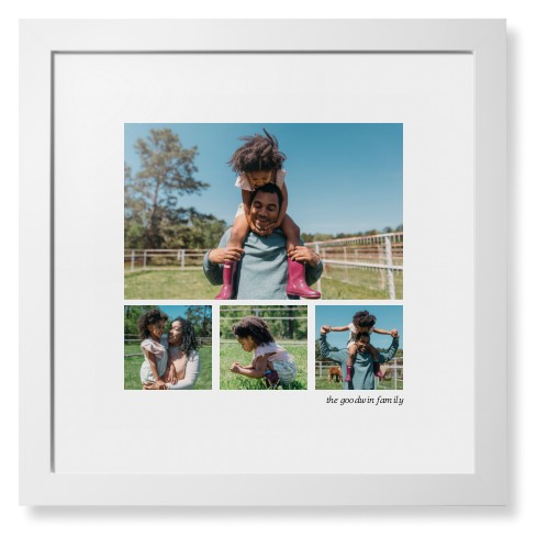 Modern Hero Gallery Of Four Portrait Framed Print, White, Contemporary, White, White, Single piece, 16x16, Multicolor, multi