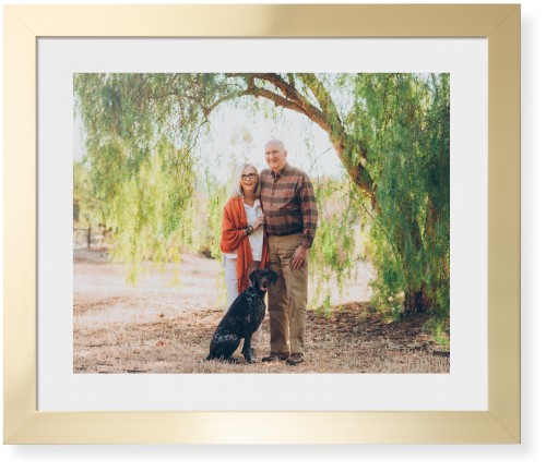 Landscape Photo Gallery Framed Print, Matte Gold, Contemporary, White, White, Single piece, 16x20, Multicolor, multi