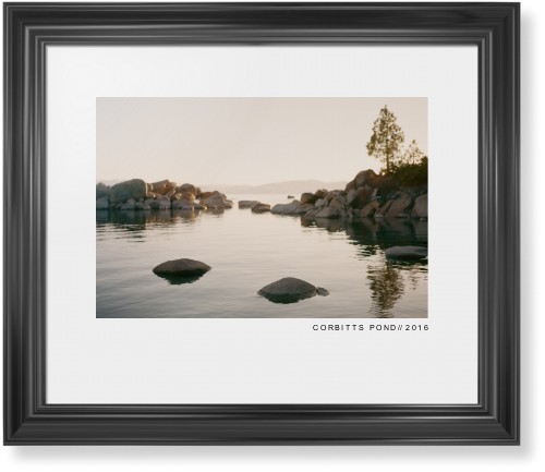 Modern Gallery Framed Print, Black, Classic, None, White, Single piece, 16x20, White