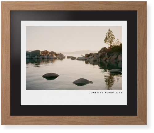Modern Gallery Framed Print, Natural, Contemporary, None, Black, Single piece, 16x20, White, white
