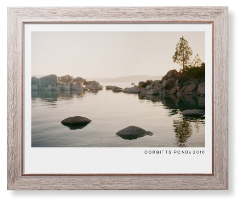 Modern Gallery Framed Print, Rustic, Modern, None, None, Single piece, 16x20, White