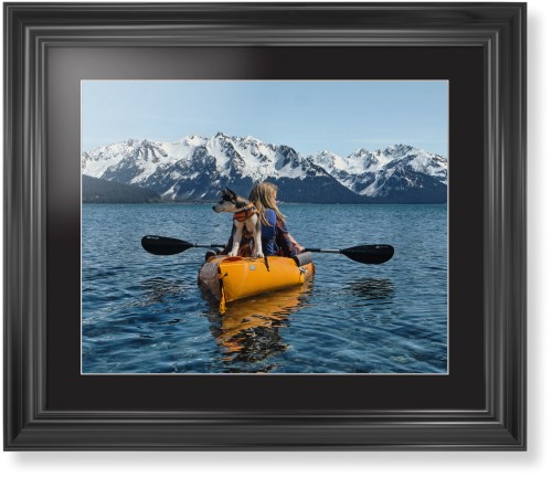 Photo Gallery Landscape Framed Print, Black, Classic, White, Black, Single piece, 16x20, Multicolor, multi