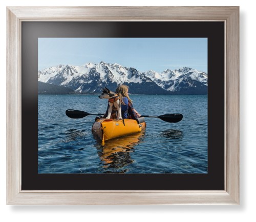 Photo Gallery Landscape Framed Print, Metallic, Modern, None, Black, Single piece, 16x20, Multicolor