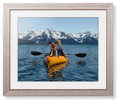 Photo Gallery Landscape Framed Print, Rustic, Modern, Black, White, Single piece, 16x20, Multicolor