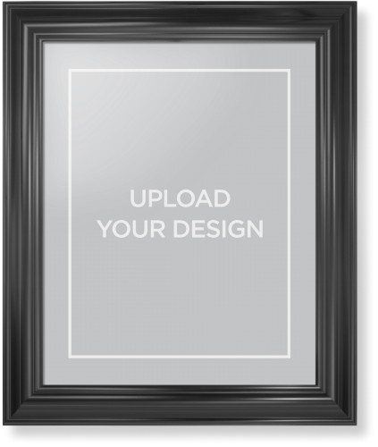 Upload Your Own Design Portrait Framed Print, Black, Classic, None, None, Single piece, 16x20, Multicolor