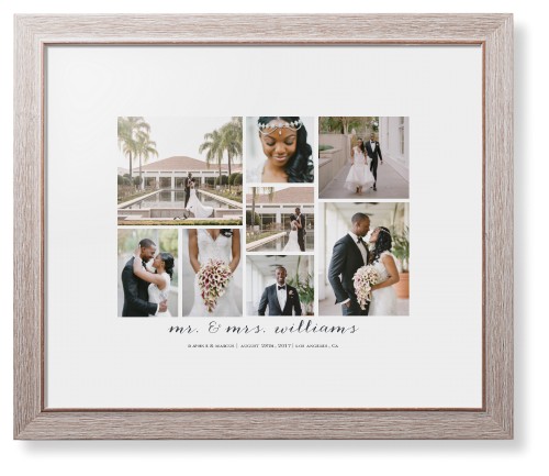 Clean Gallery Collage of Eight Framed Print, Rustic, Modern, None, White, Single piece, 16x20, Multicolor