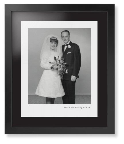 Modern Gallery of One Portrait Framed Print, Black, Contemporary, None, Black, Single piece, 16x20, Multicolor, multi