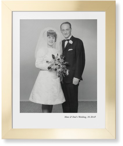 Modern Gallery of One Portrait Framed Print, Matte Gold, Contemporary, None, None, Single piece, 16x20, Multicolor, multi